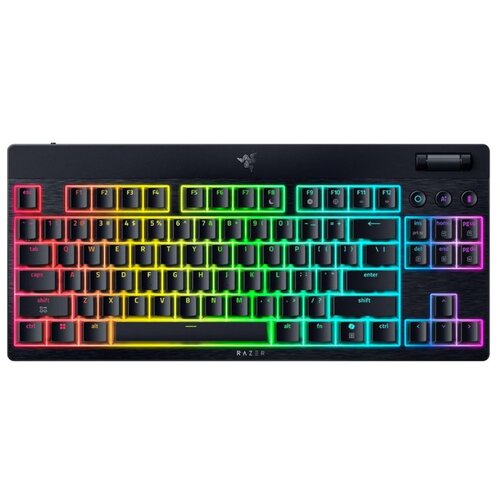 Razer Tipkovnica BlackWidow V4 Low-profile Tenkeyless HyperSpeed, Zelena stikala, US SLO g., (5000094180) Slike