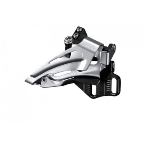  menjač prednji shimano deore FDM618E za 2X10 etypew/o bb plate topswing downpull cs angle 6669 crni indpack IFDM618E6X shimano Slike