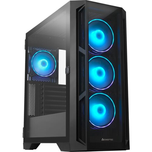 Chieftec APEX USB3.2 Gen2 ATX A-RGB ohišje, črno, (21009478) Cene