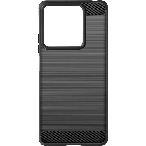 AVIZAR Ohišje za Xiaomi Redmi 13C, Poco C65 Silikonska zasnova Brushed Effect, Črna, (5000014862) Cene