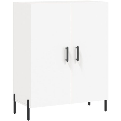  Visoka komoda bijela 69,5x34x180 cm konstruirano drvo Slike