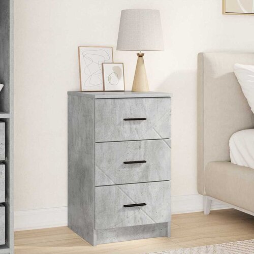 vidaXL Noćni ormar Beton siva 38 x 38 x 66 cm Konstruirano drvo Cijene