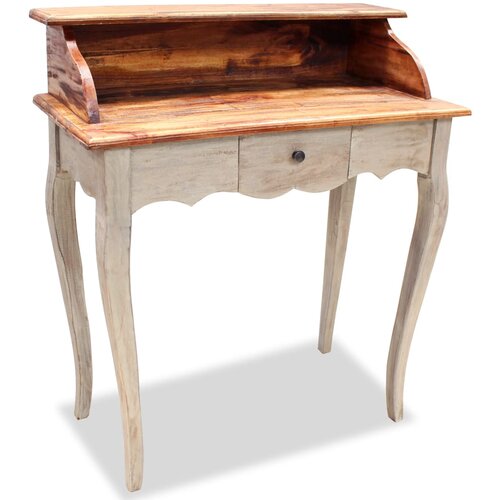  Pisaći Stol Masivno Obnovljeno Drvo 80x40x92 cm Slike