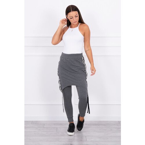 Kesi Pants/suit with graphite selfie lettering Cijene
