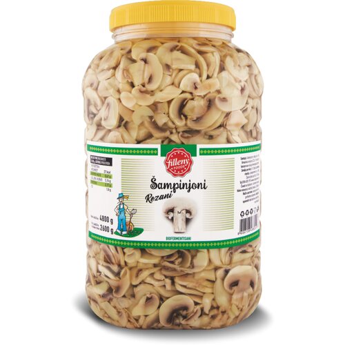 FILLENY FOODS &Scaron;ampinjoni rezani, 4.8kg Cene