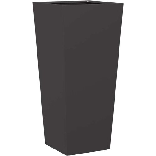 VidaXL Vrtna sadilica crna 35x35x75 cm čelična Slike