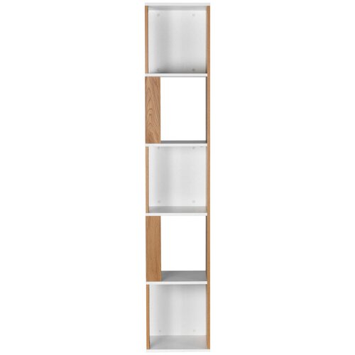 MID.YOU KOTNI REGAL 34/185/34 cm naravne barve, bela Slike