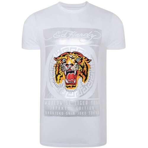 Ed Hardy - Tile-roar t-shirt Bijela Slike