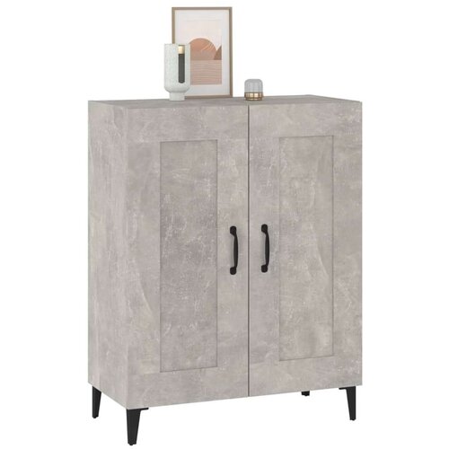 Komoda siva boja betona 69 5 x 34 x 90 cm od konstruiranog drva Slike