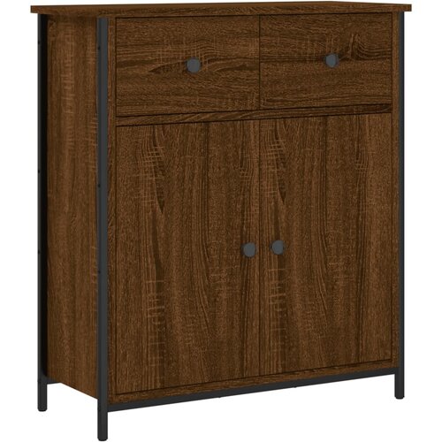 Maison Chic Komoda - Predalnik rjavi hrast 70x30x80 cm inženirski les, (21717704) Slike