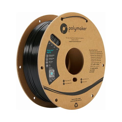 Polymaker PolyLite PETG Black - 2,85 mm Slike