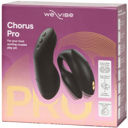 We Vibe We-Vibe Chorus Pro - pametni daljinski vibrator za pare (črna) Slike
