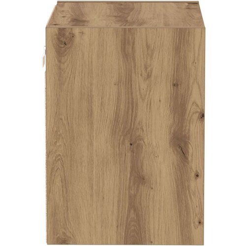 VidaXL Plutajuća polica Masivni hrast 40x28,5x40 cm Konstruirano drvo Slike