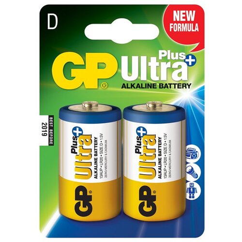 GP Batteries Ultra Alkalna Plus D GP baterija 13AUP (LR20) 2 kosa, (20638393) Cene