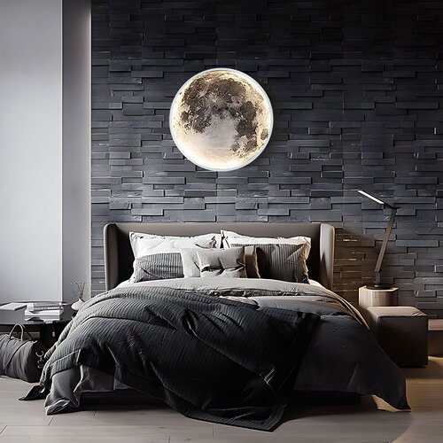 Toolight Stropni luster APP1806-CW Moon LED White Slike