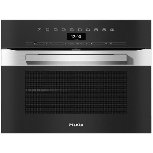 Miele H 7440 BMX Kompaktna pečica z mikrovalovi brez ročaja Slike