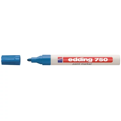 Edding marker z lakom EDE750010 E-750, 2-4 mm, sv. moder 10 KOS