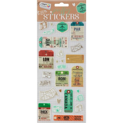  Samolepljivi stikeri od pene - Putovanja - 52089 Cene