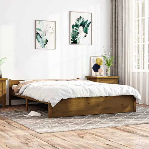  za krevet od masivnog drva boja meda 150x200 cm 5FT King