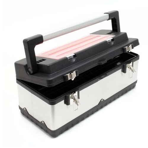 Wiltec inox+ pvc velik kovcek za orodje z organizatorjem 624 Cene