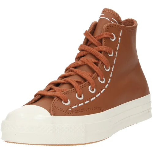 Converse Visoke superge 'CHUCK 70' kremna / rjava