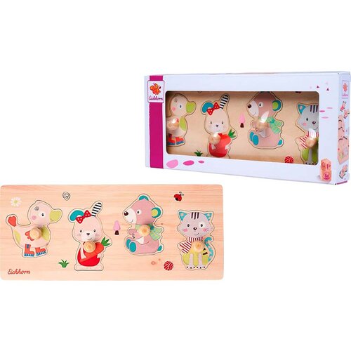 Simba Toys Eichhorn: Drvena slagalica Slatki prijatelji - Slike