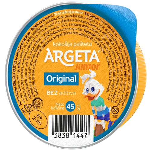 Argeta junior pašteta premium 45g Cene