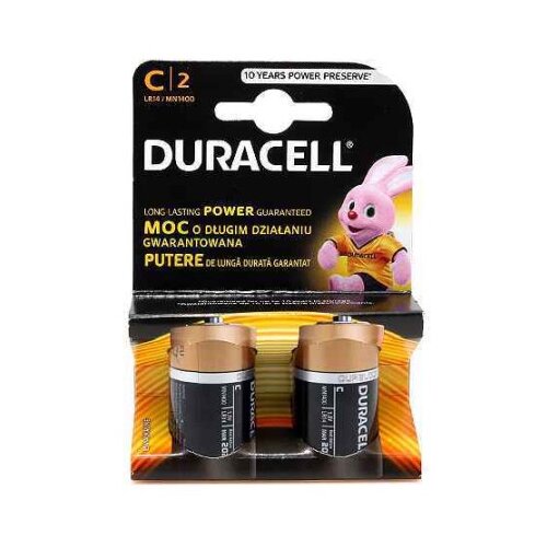  Duracell Baterija alkalna 1.5v c lr14 blister 2/1 ( BAT4504 ) Slike