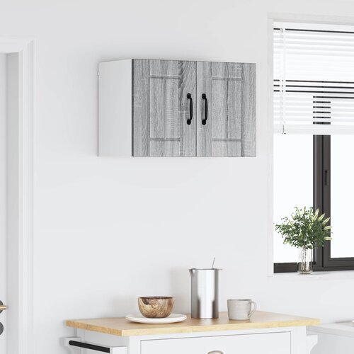  Ormar za Zid Lucca Siva sonoma 60 x 31 x 40 cm Slike