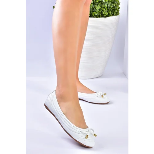 Fox Shoes White Women's Daily Flat Flats