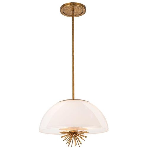  Quoizel STARING-3P-DG-OPAL-Luster na &scaron;ipci STARING 3xE14/40W/230V pr.45,7cm zlatna Cene