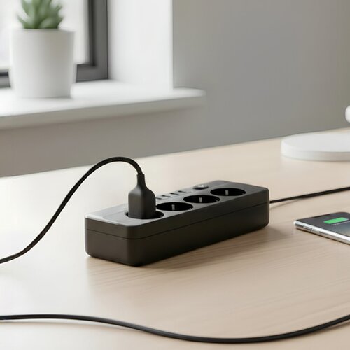 Prosto Razvodnik sa 4 mesta 2m 1.5mm2+pr. 4xUSB+tip C NV492U-2/BK Cene