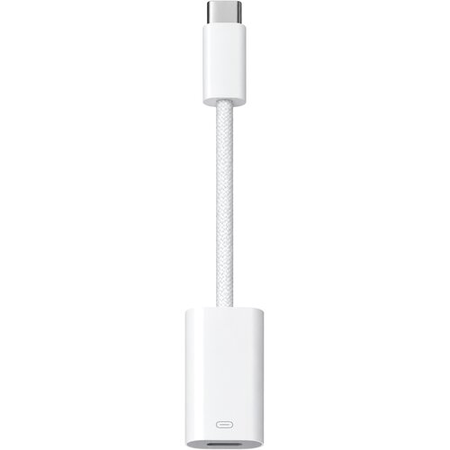 Apple adapter USB-C v Lightning bele barve MUQX3ZM Slike