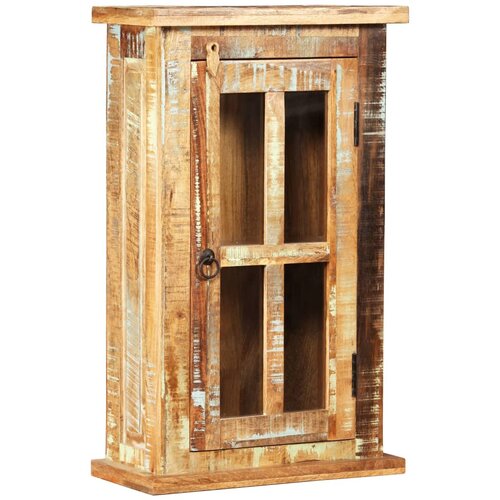 vidaXL Stenska omarica iz trdnega predelanega lesa 44x21x72 cm Cene