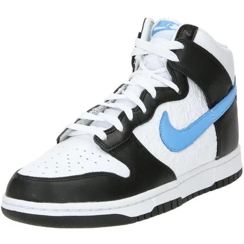 Nike Sportswear Visoke superge 'Dunk' svetlo modra / črna / bela