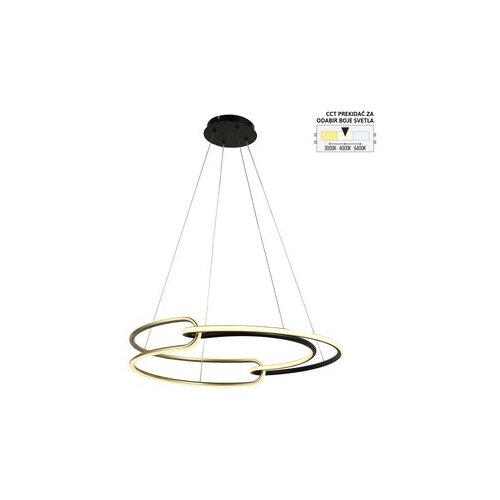  Forma LED viseća lampa F2110-36V BK+GD CCT Slike