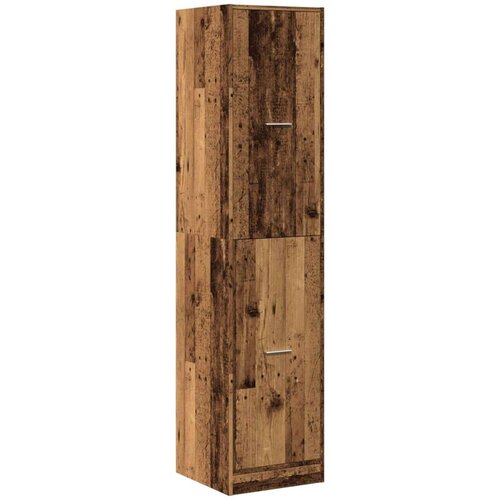 VidaXL Ormarić za lijekove boja starog drvo 40x41x174,5 cm drveni Slike