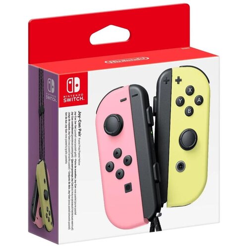 Nintendo Gamepad Joy-Con Pair - Pastel Pink &amp;amp; Pastel Yellow Slike