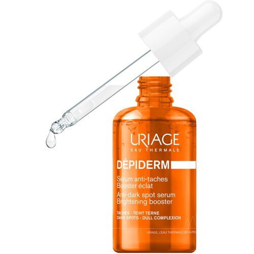 Uriage D&amp;eacute;piderm Anti-dark spot brightening booster serum posvetlitveni korekcijski serum proti pigmentnim madežem za osvetlitev kože 30 ml Slike