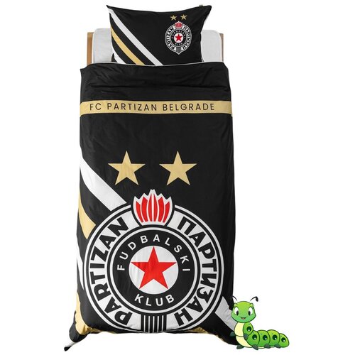 Gusenica Posteljni set partizan zlato Cene