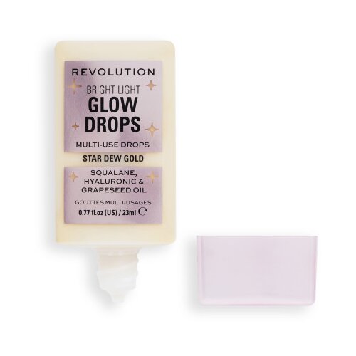 Revolution Makeup revolution tečni hajlajter Bright Light Glow Drops Golden Star Dew 23ml Slike