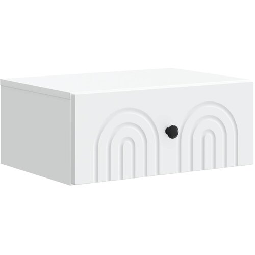  Noćni ormarić za montažu na zid 2 pcs Bijela 49 x 34,5 x 20 cm Slike