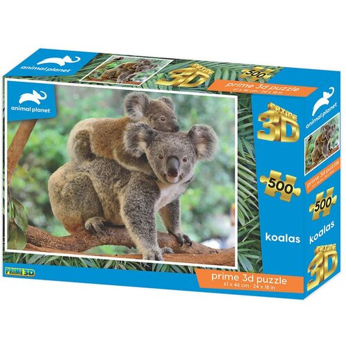 Puzzle 3D &ndash; Koale 500 kom 61x46cm animal planet Cijene