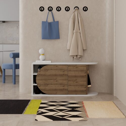 Hanah home nova shoe bench - white, hitit hititwhite shoe cabinet Cene