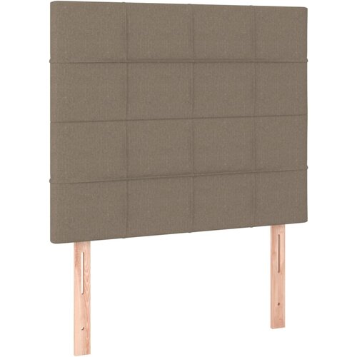 Maison Chic Posteljno vzglavje - Vzglavna omarica 2 kosa taupe 80x5x78/88 cm blago, (22077288) Slike