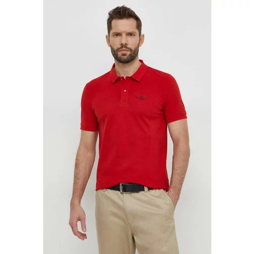 Aeronautica Militare Polo majica za muškarce, boja: crvena, bez uzorka