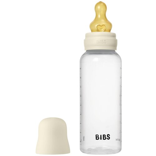 Bibs steklenička lateks, 270 ml, srednji pretok, 2/1 Ivory Cene