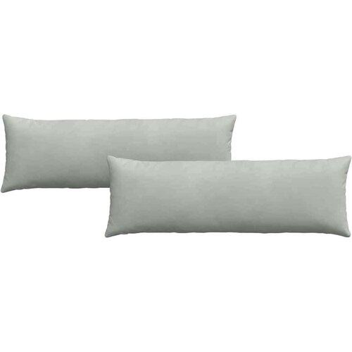 VidaXL jastučići za sofu 2 pcs svijetlo siva 120 x 40 cm Slike
