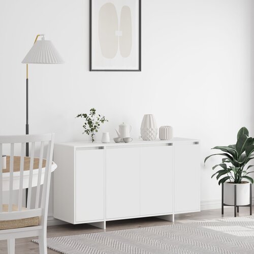 vidaXL Bijeli Sideboard Bijela Drvo 135 x 41 x 75 cm Bijeli Sideboard Cijene