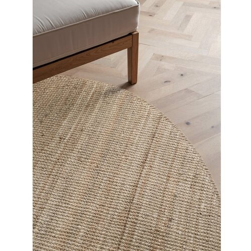 Hanse Home Sivo-rjava okrogla preproga iz jute &amp;oslash; 200 cm Boucl&amp;eacute; Jaipur &amp;ndash; Slike